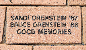 The Orenstein's brick