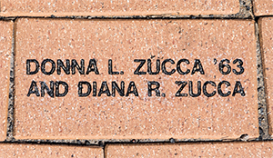 The Zucca sisters' brick