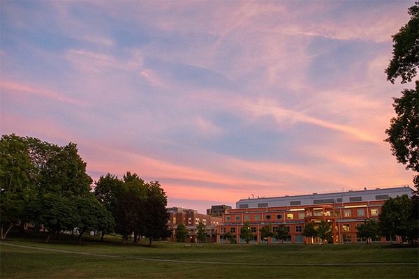 Wooster at sunset 