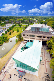 Aerial photo of the Atrium