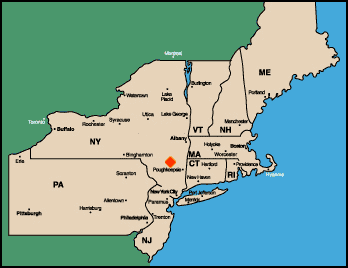 Map of New England