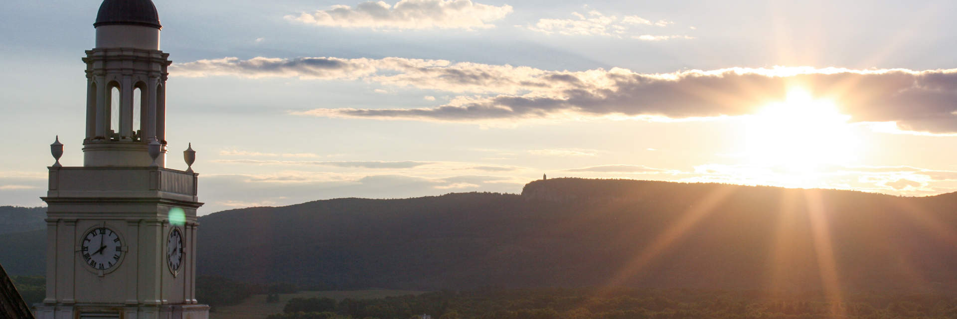 Ridge view over VH clock tower