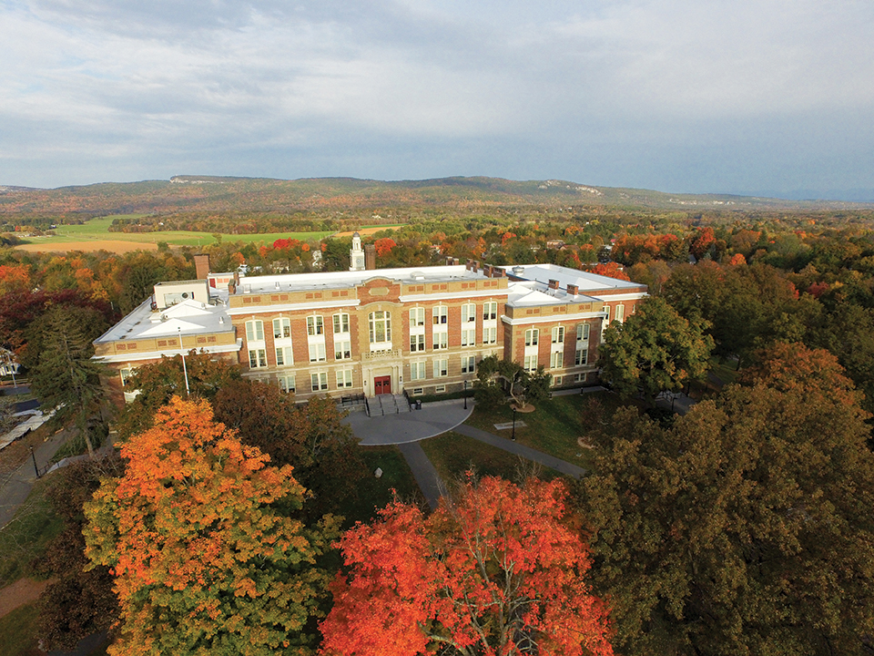 Old Main Building in the Fall