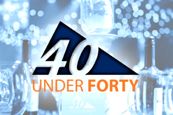 40 Under Forty logo