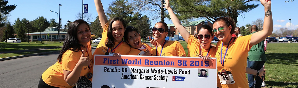 First World Reunion 5K runners