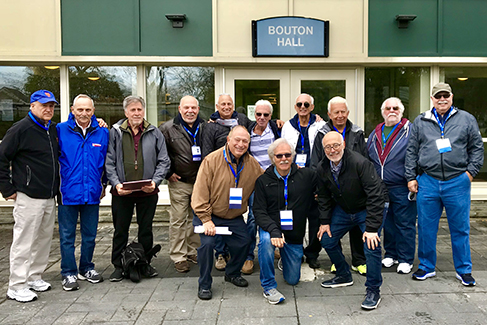 Going back into Bouton Hall with the same 13 guys who lived together on the 2nd floor 50 years ago was very emotional.