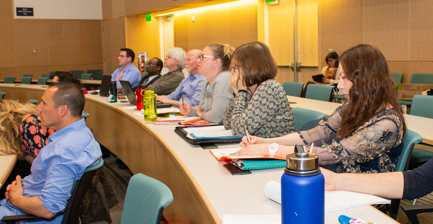 Faculty in the Lecture Center