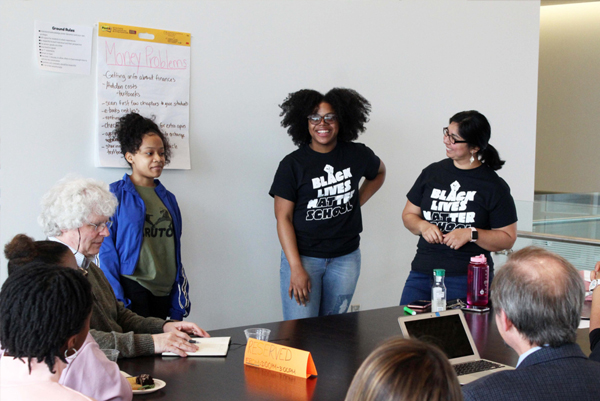 Black Lives Matter students in STEM classroom