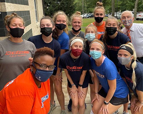 Diverse group at Move-In Day