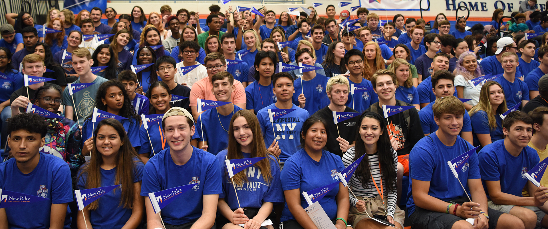 Full image of student crowd at 2019 Convocation ceremony