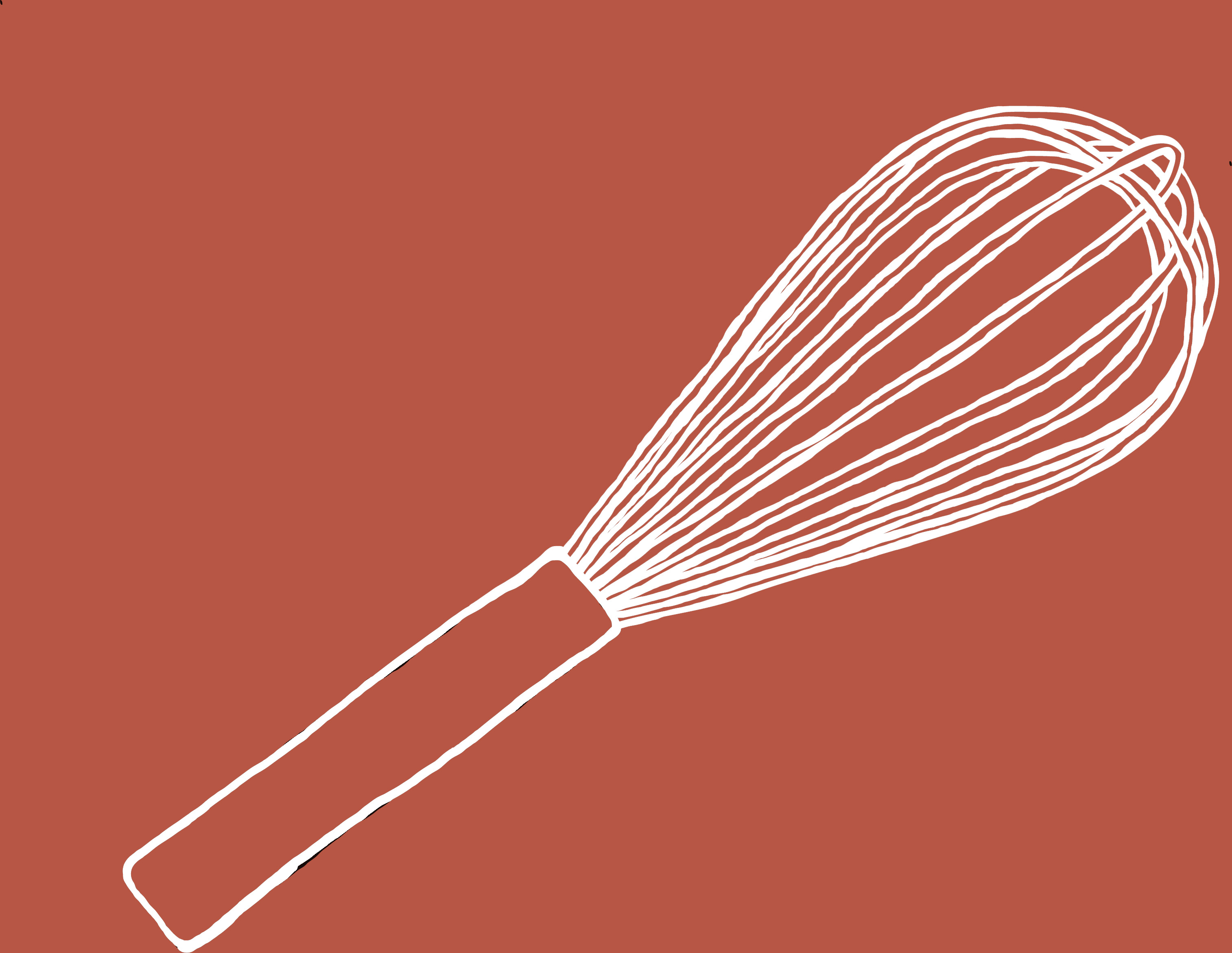a drawing of a whisk