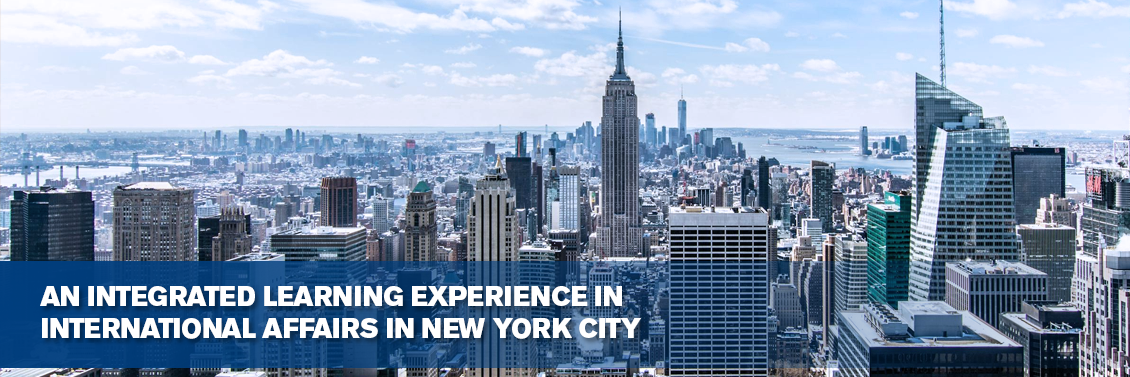 An integrated learning experience in international affairs in New York City