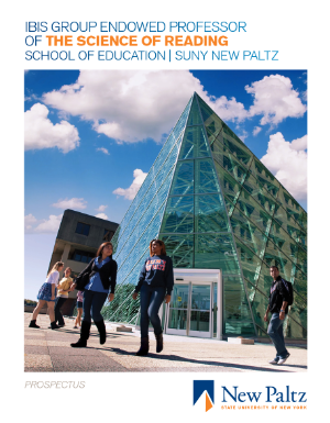 IBIS GROUP ENDOWED PROFESSOR  OF THE SCIENCE OF READING SCHOOL OF EDUCATION | SUNY NEW PALTZ