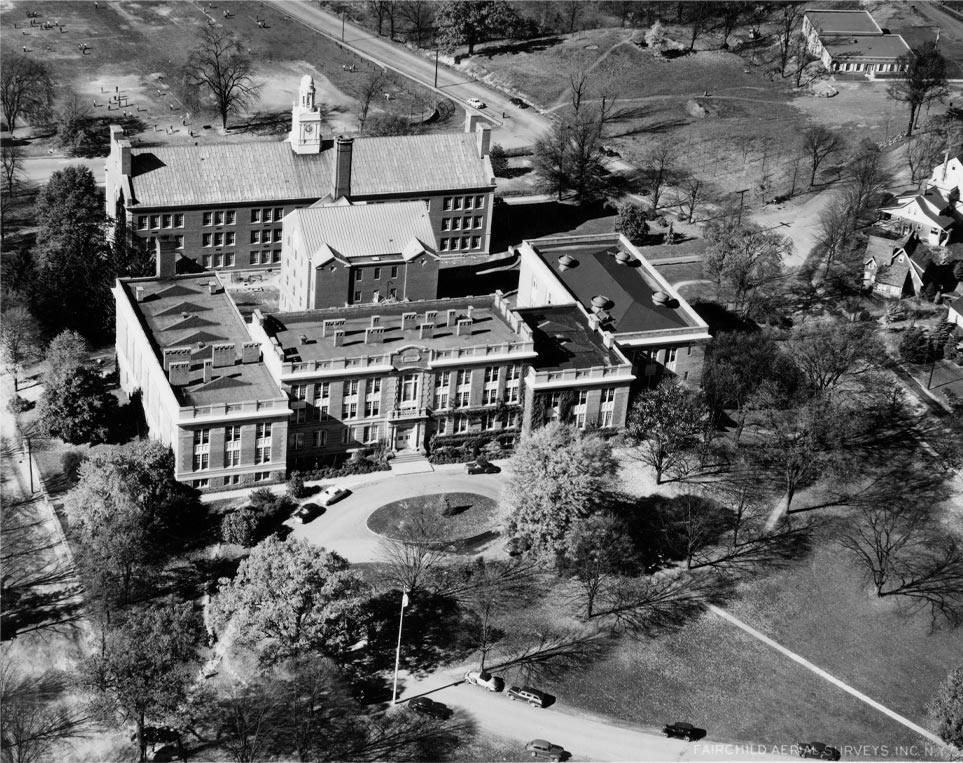 Aerial View of Suny New Paltz Campus