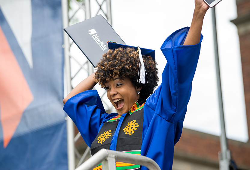 Student at Commencement