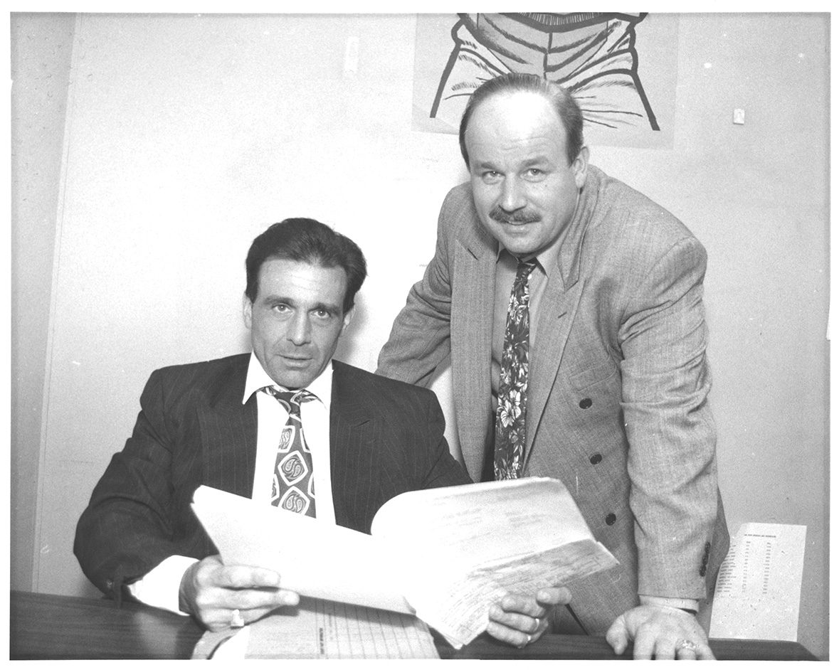 Detective Louis Scarcella and a partner