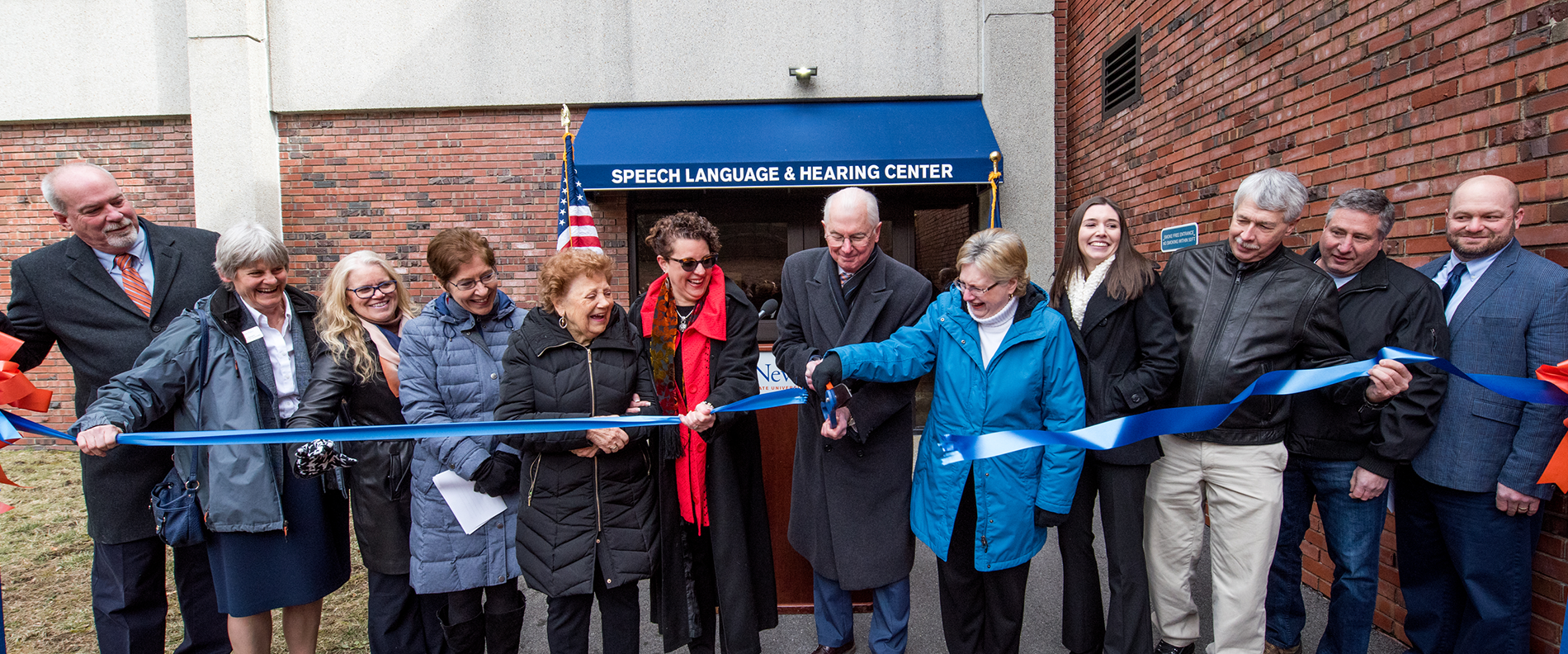 Campus management cuts the SLHC ribbon