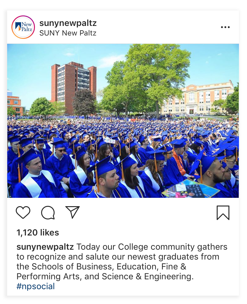 instagram commencement post