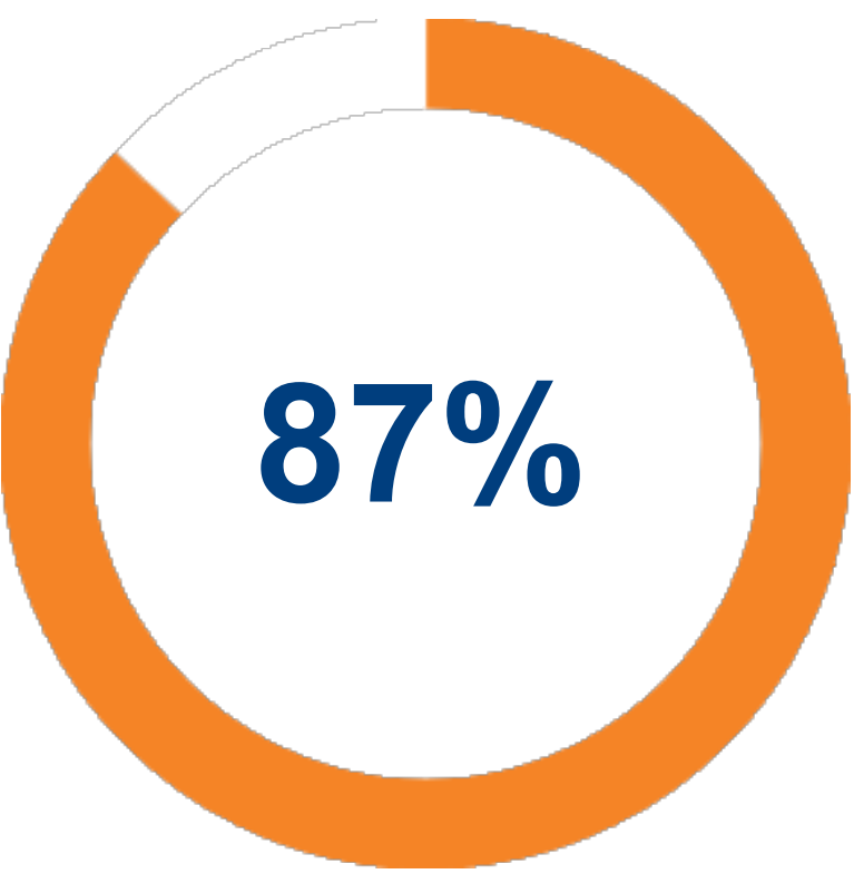 87% of surveyed philosophy alumni went into a job or graduate school immediately after graduation