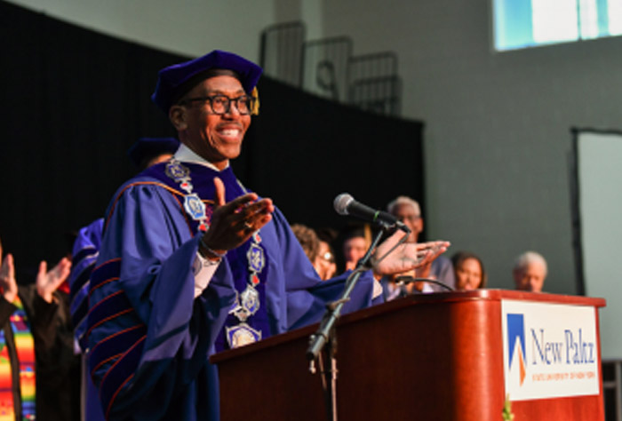 SUNY New Paltz celebrates the Inauguration of ninth President Dr. Darrell P. Wheeler