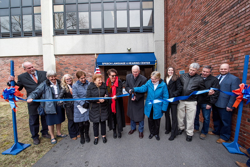 Speech, language, and hearing center ribbon cutting ceremony