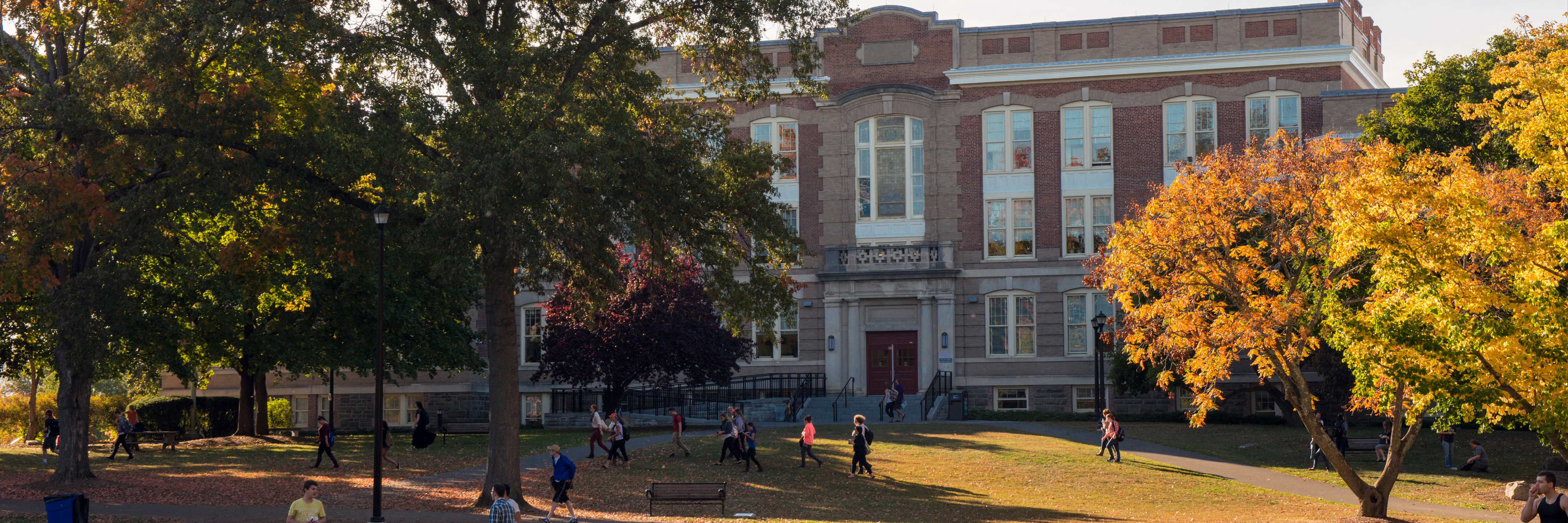 Old Main Building in the Fall