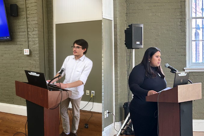 Students speak at undergraduate medieval and early modern studies conference