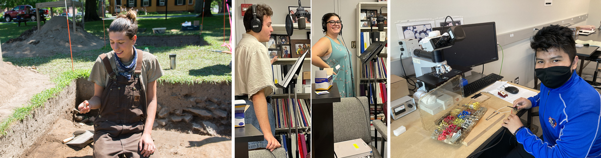 Collage of Undergraduate Research faculty and students