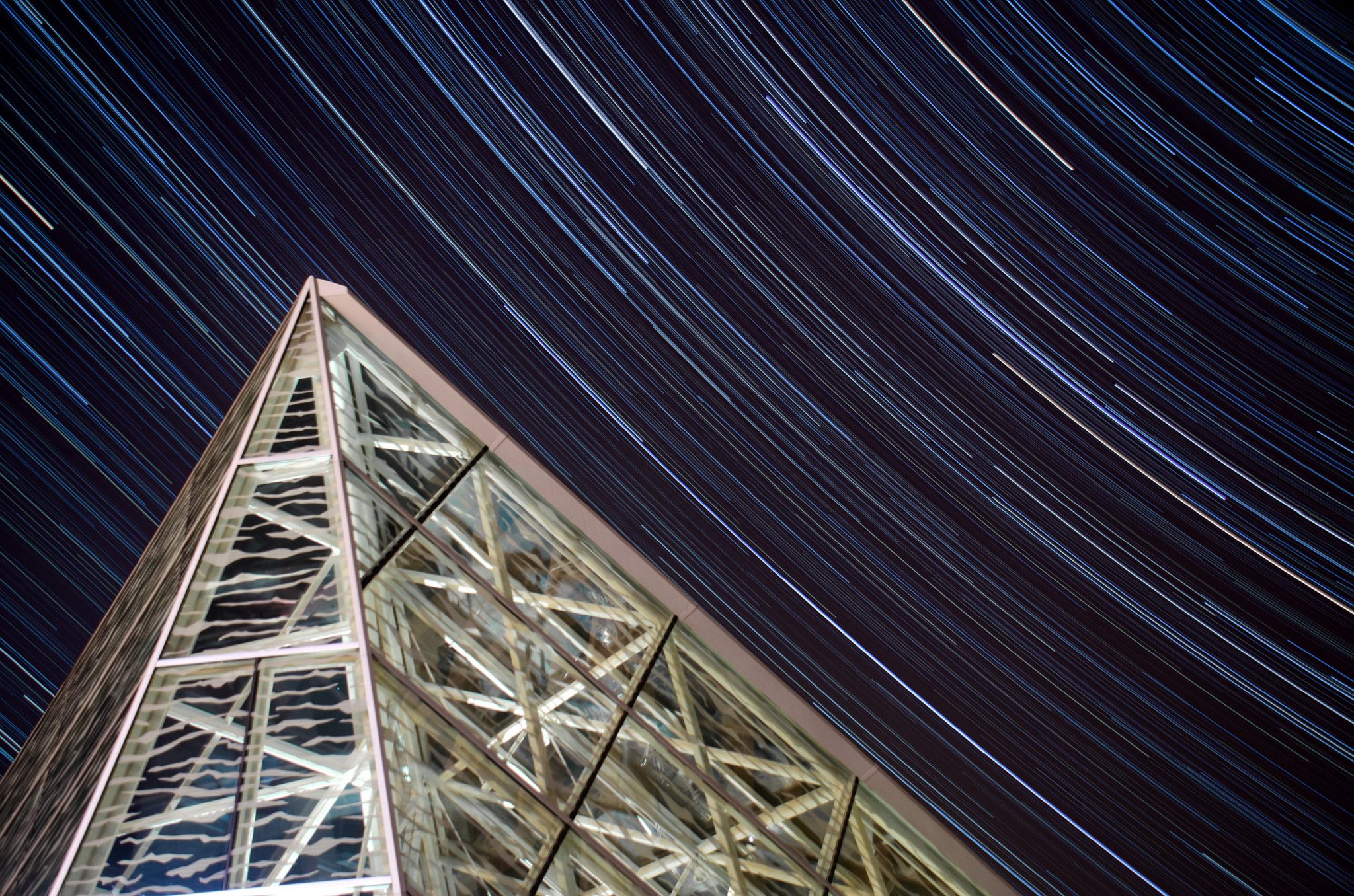 Star trails atrium